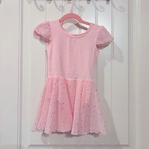 Girls 5T Ballet Dress with Hearts